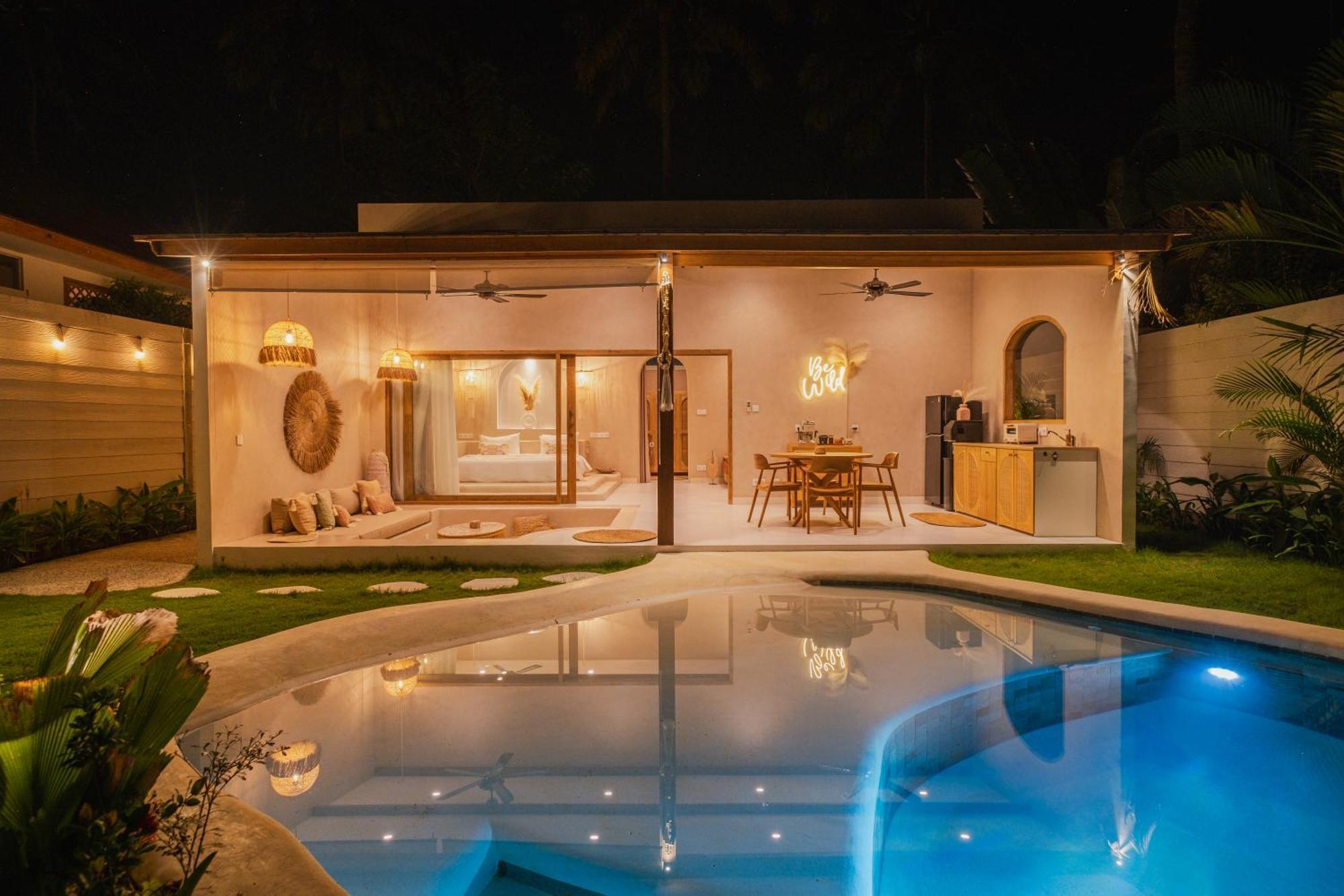 Gili Boho Villas - Aesthetic Private Pool Villas Gili Trawangan Eksteriør bilde