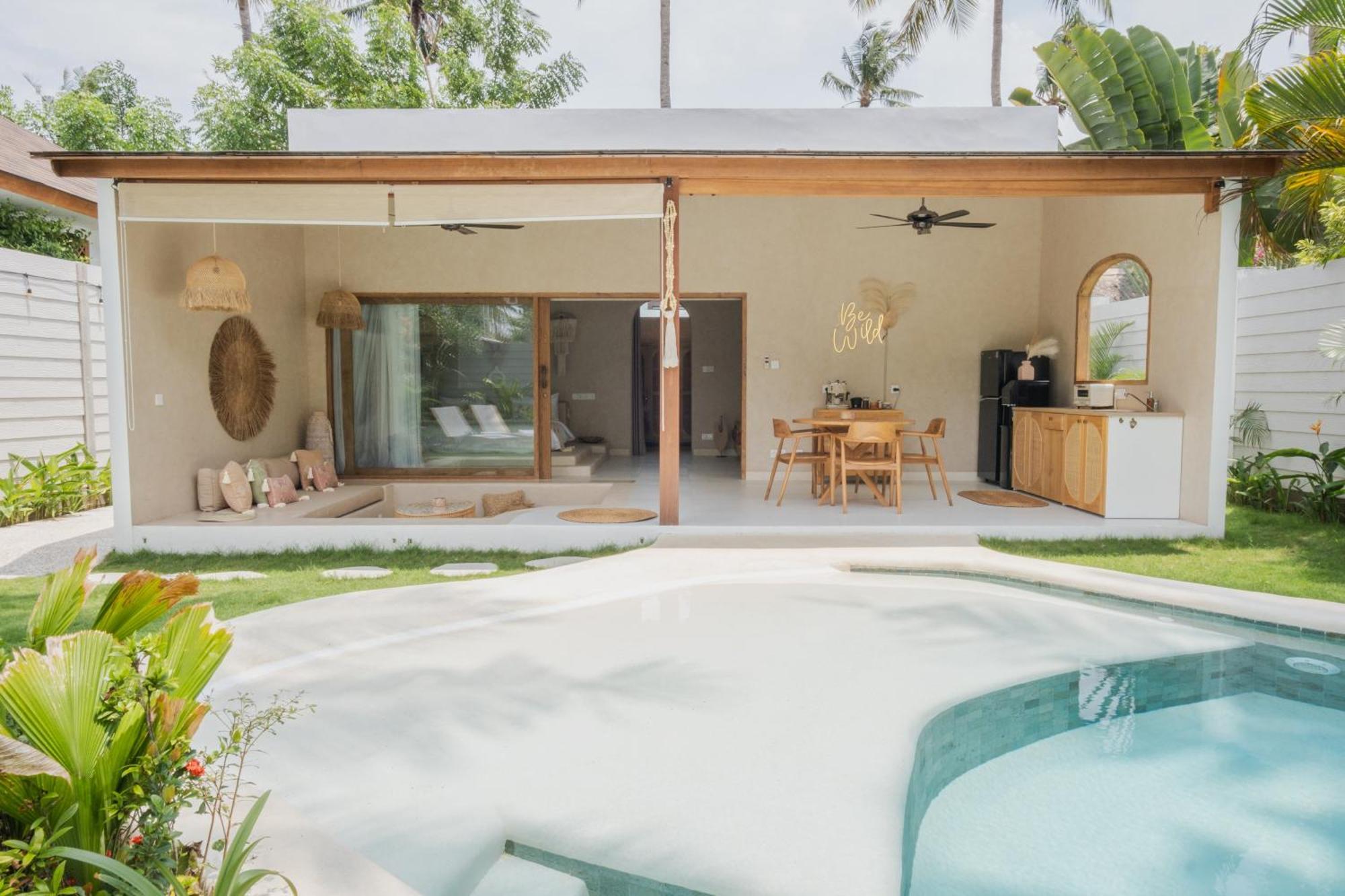 Gili Boho Villas - Aesthetic Private Pool Villas Gili Trawangan Eksteriør bilde