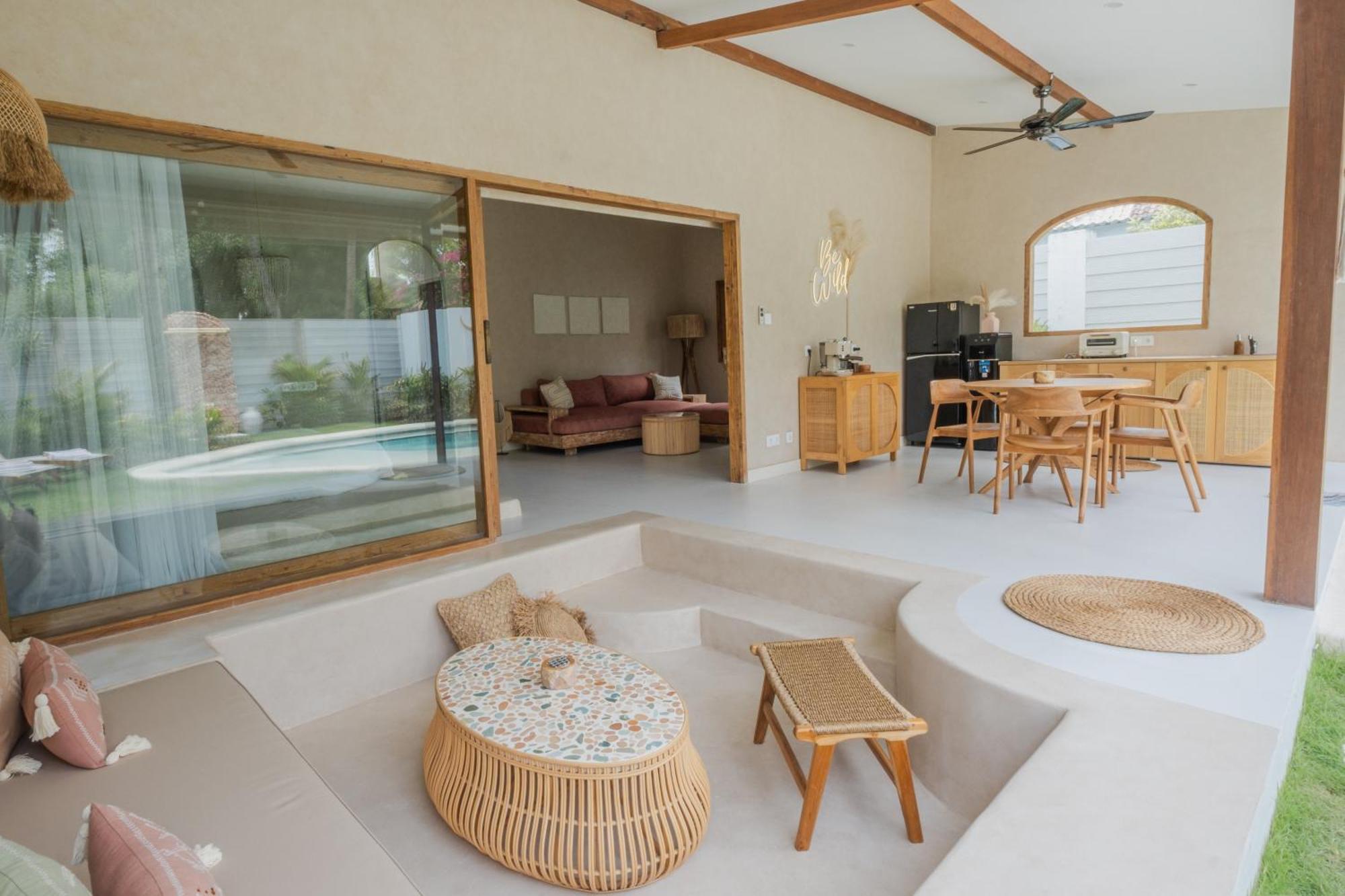 Gili Boho Villas - Aesthetic Private Pool Villas Gili Trawangan Eksteriør bilde