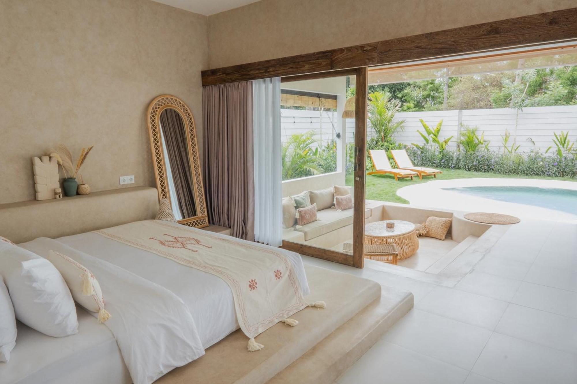 Gili Boho Villas - Aesthetic Private Pool Villas Gili Trawangan Eksteriør bilde